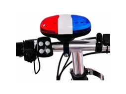 Campainha de Bicicleta, 6 Leds, Acessório de Segurança para Mtb, Estrada, Scooter e Uso Infantil Ou Adulto AQUAFORGE