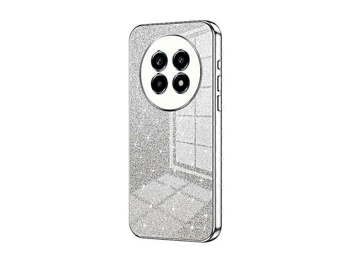 Capa De Celular Galvanizada Com Pó De Glitter Gradiente