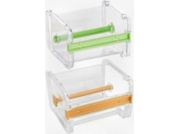 2026 Dispensador de Fita Adesiva Transparente para Papel Adesivo, 2 Unidades, Tamanho 10,3 X 9,1 X 7,1 Cm GOKOCO