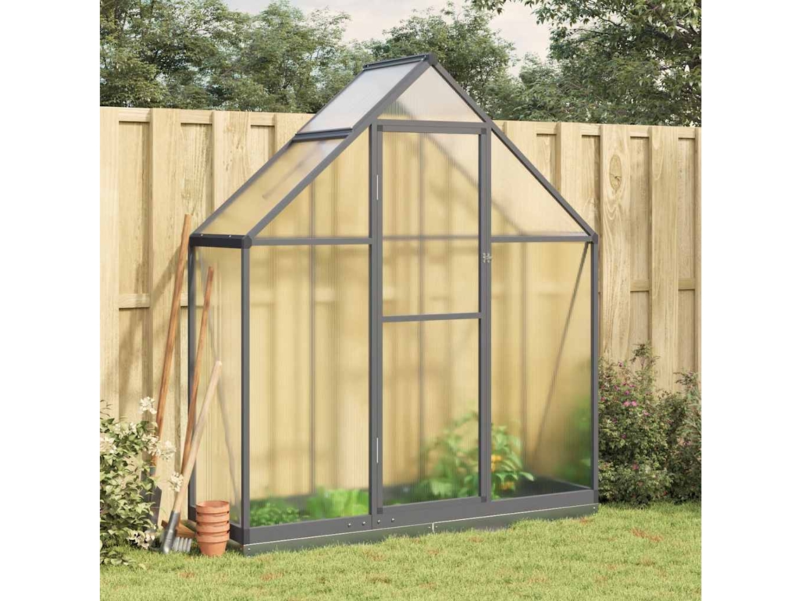 Vidaxl Estufa Com Estrutura De Base 169x58x202 Cm Alumínio Antracite