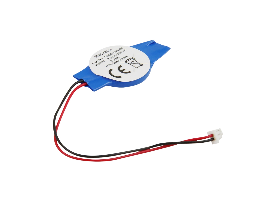 Bateria CMOS Li Ion 3V 200mAh 0,6WH Bateria Bios para HP Pavilion DV6000 Avizar
