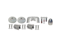 Kit de Ânodo Mercury Bravo Iii 2004 Prateadotecnoseal