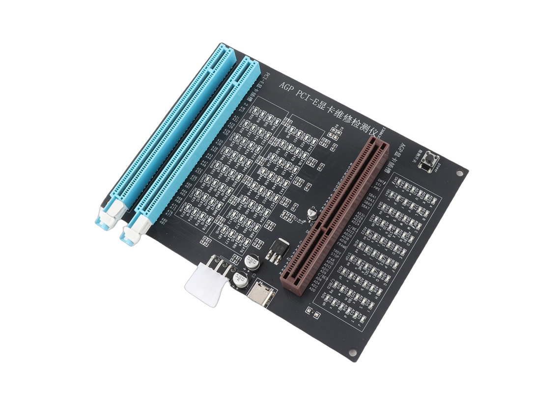 Testador de Placa de Vídeo com Luz Agp Pci e Diagnóstico Ferramenta para Computador