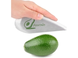 Utensílios De Cozinha Fáceis Limpar. Fatiador Abacate Criativo 2 Peças, Prático E Em Aço Inoxidável Para A Cozinha