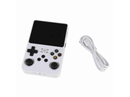 Console de Jogos Portátil Retrô, Tela Hd 3.5 Polegadas, 640x480, Dual Joystick, 3d, Branco | S/MARCA