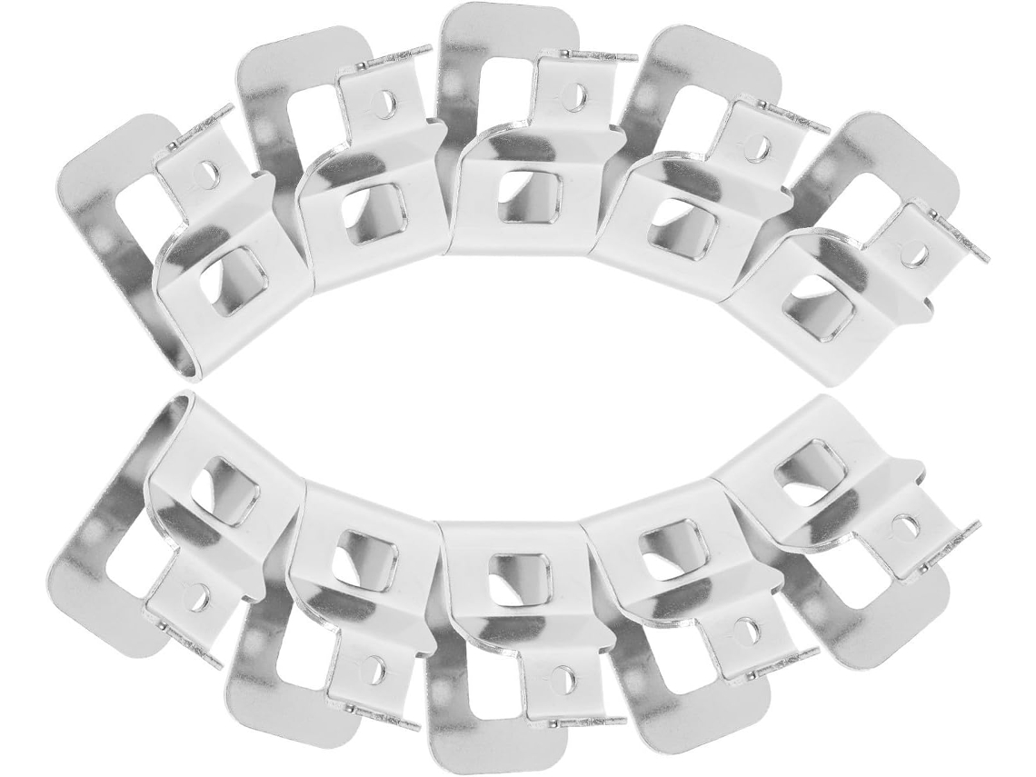 Conjunto De 10-presilhas Metálicas Para Cinto Ferramentas Com Parafusos, Gancho Em Aço Carbono Para Furadeira E Chave De