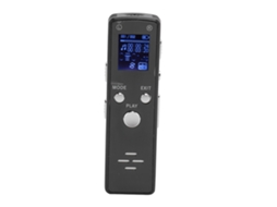 Gravador De Voz Digital Com Redução De Ruído 64gb Reprodutor Mp3 Portátil Para Reuniões Aulas