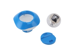Dispensador solar Primerox com luz oscilante para piscinas e spas, com lâmpada colorida e controlada | S/BRAND