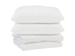 Edredão Com Travesseiro 3 Pcs | Edredom | Duvet Branco Microfibra