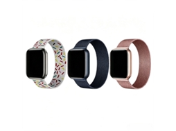 Bracelete Para Apple Watch 42/44/45/46/49mm (3pack) Cuich