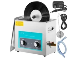 Máquina de Limpeza Ultrasónica VEVOR 304 Stainless Steel Mechanical Knob Control - 6L