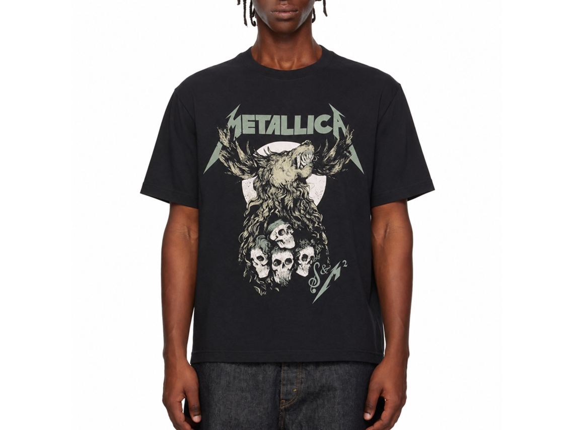 Metallica Sm2 Moose Skull T-shirt Classic Unisex Adults Size:l