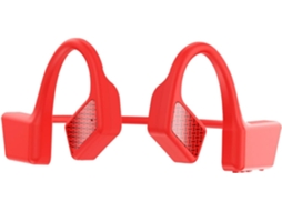 Ciieeo Écouteurs Sans Fil Suspendus, De Sport À Conduction Osseuse, 145mah, Em Plástico, Vermelho, Para