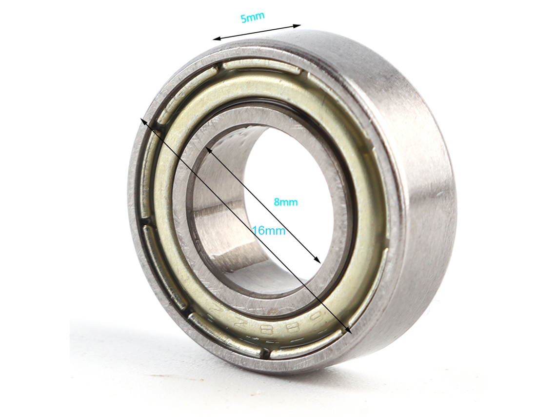 Laxiscreed Rolamentos De Esferas Micro De Metal Com Proteção Dupla Para Máquinas E Ferramentas