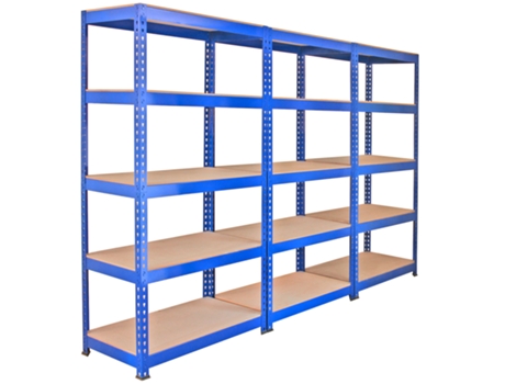 Estante MONSTER RACKING Aço Inoxidável Sem Parafusos (Azul)