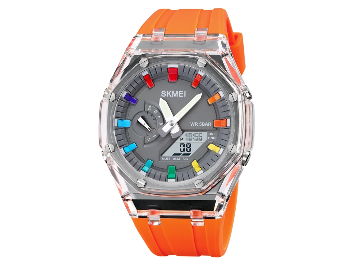 Reloj Digital Skmei Resistente Al Agua 50m Con Luz De Fondo, Alarma Y Cronómetro