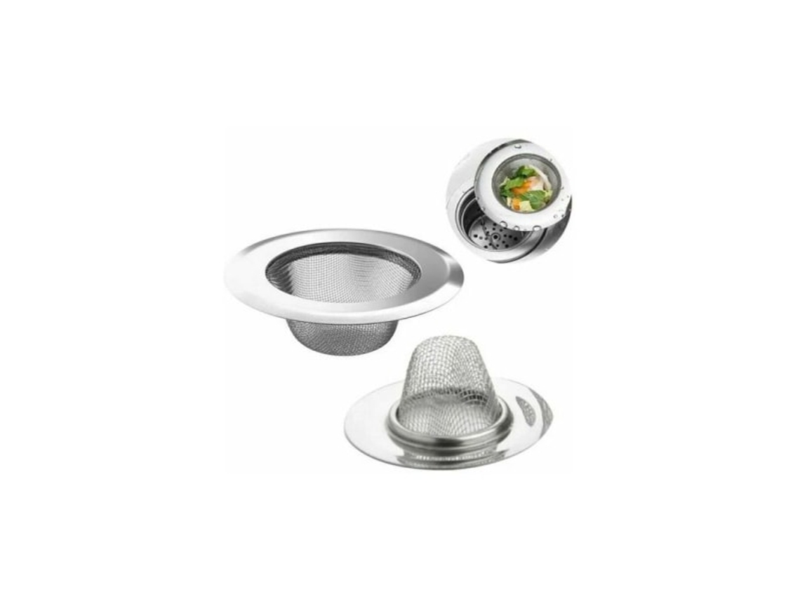 Conjunto De 2 Filtros De Pia, Filtro De Ralo Em Aço Inoxidável, Filtro Anti-entupimento Para Ralo