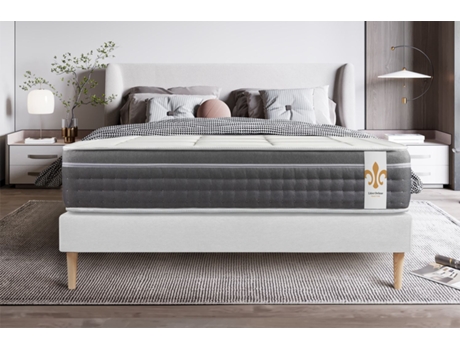 Colchão Base Trente LITIER_DELUXE_TRADITION Espuma com memória Branco (200x200cm)
