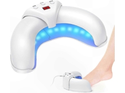 Aparelho de Terapia Luz Dupla para Fungos nas Unhas Infravermelho 905 Nm e Azul 470 Nm, Tratamento Portáti L Dos Pés D GOKOCO