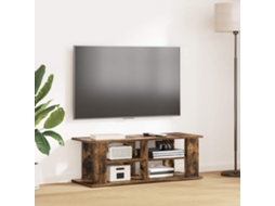Vidaxl Suporte De Tv Carvalho Defumado 96 X 35 X 33,5 Cm