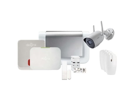 Kit de Alarme para Animais de Estimação DIAGRAL Diag17Csf-Kit5-Gsm-Cam