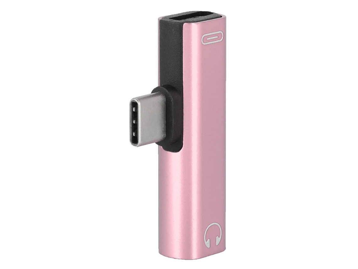Conversor LAXISCREED Usb c para Jack 3.5mm Carga 2 em 1