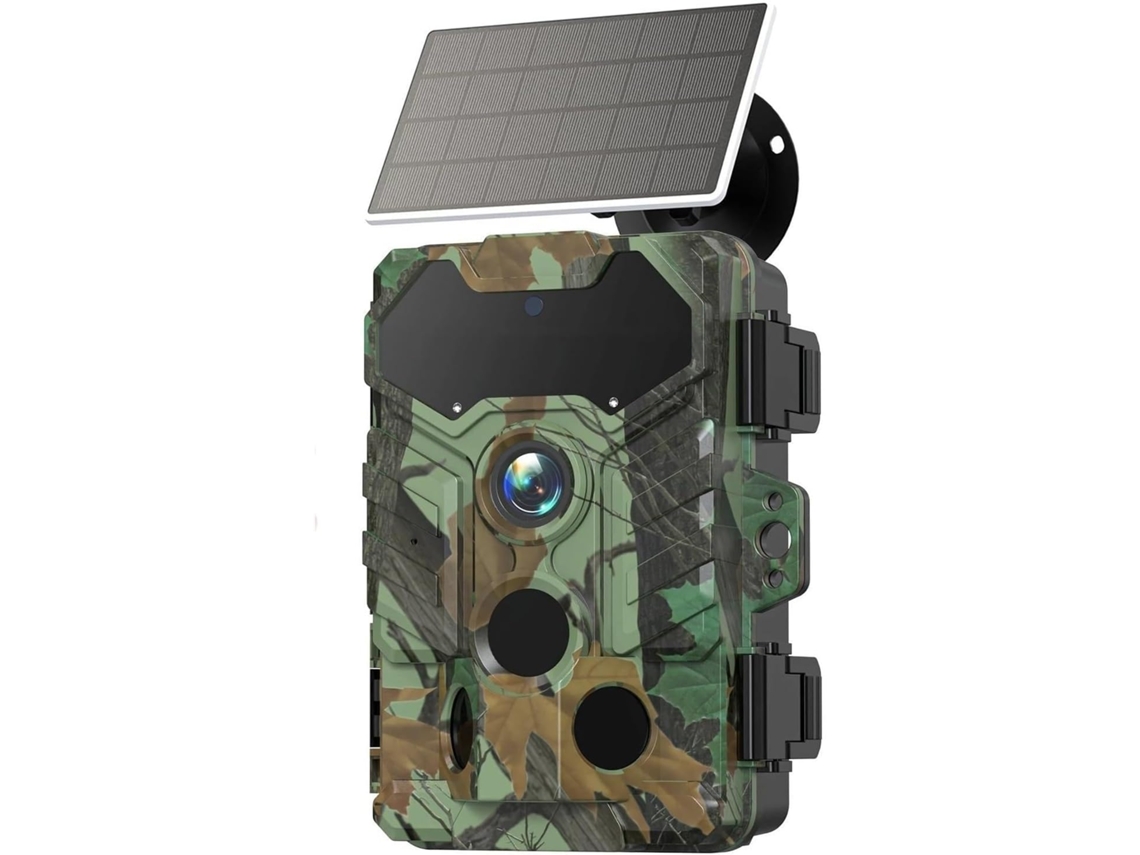 Câmera Faune Sauvage Solaire Wifi de Traînée Sans Fil 32mp Vision Nocturne Infrarouge Ip66 Etanche SFUSHOS