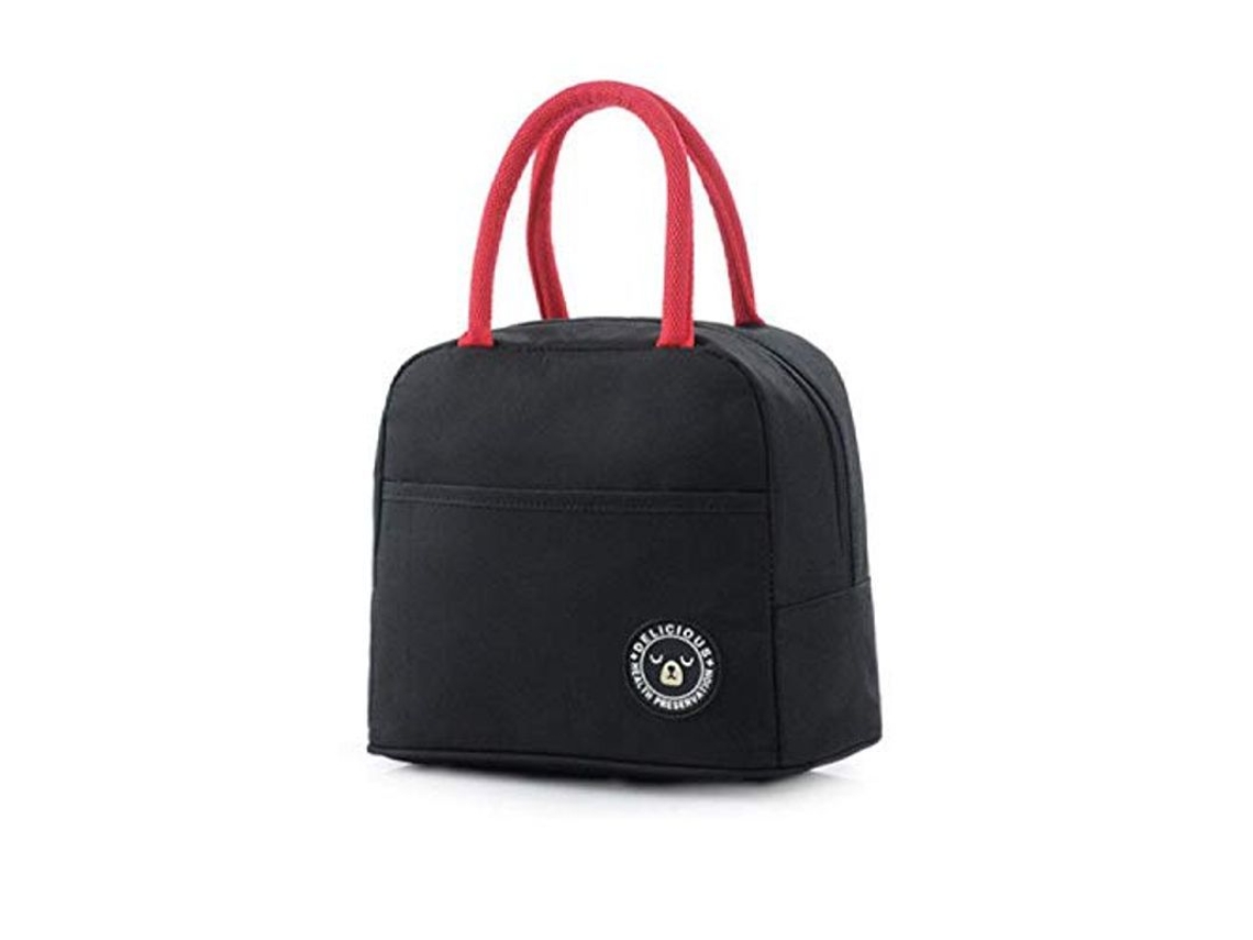2026 bolsa Térmica para Almuerzo Adultos Impermeable Anti fugas Organizador para Trabajo Picnic Negro
