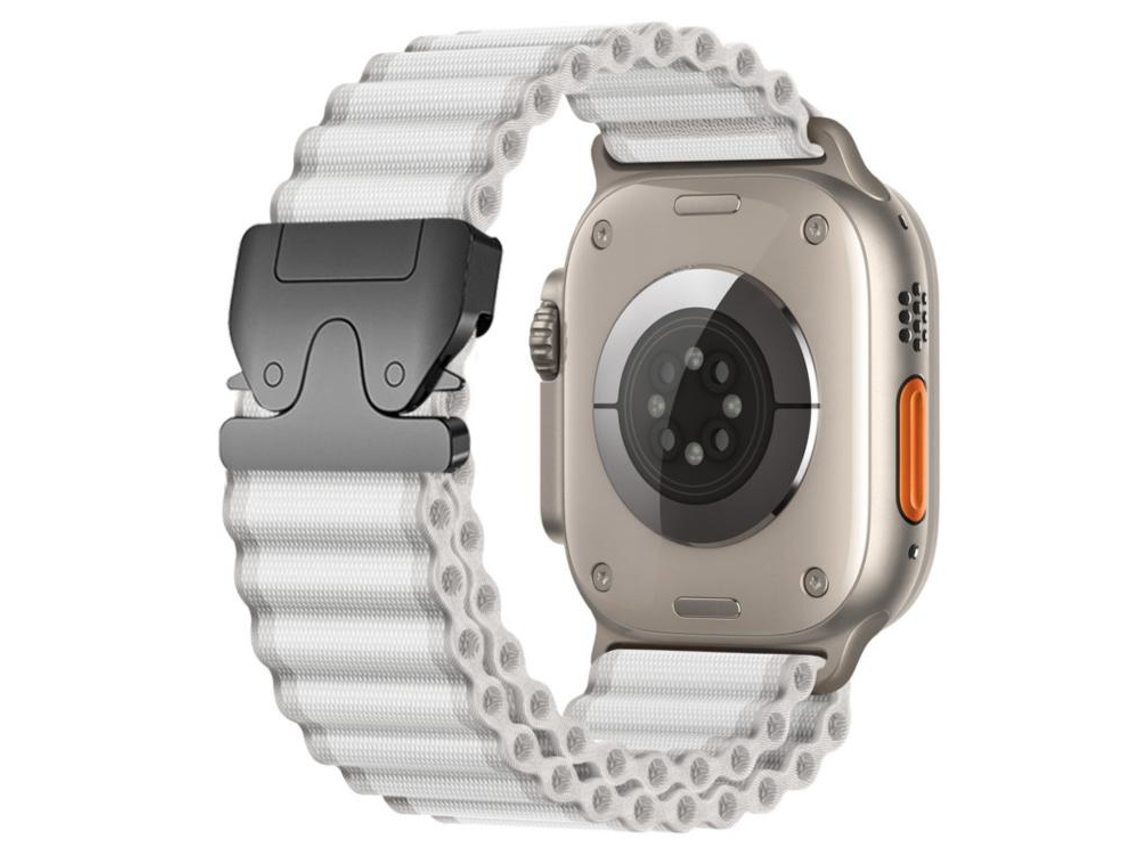 Bracelete Apple Watch Nylon Canelado Largo Off Road XIAOMOYU