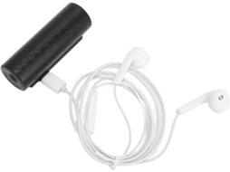 Gravador de voz digital, reprodutor de MP3 magnético potente, controle por voz, luz LED preta portátil