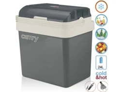 Geleira Eléctrica 21l, Refrigerador Eléctrico Portátil, Campismo Viagens 12v / 220 - 240v, Refrigeração E Aquecimento Camry Cr 8065 Cinza