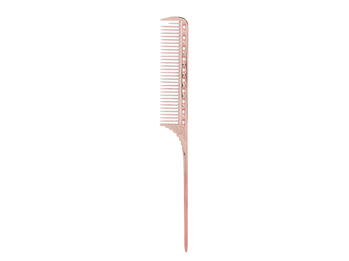 Pente De Cabelo Com Cauda De Rato Profissional Alumínio Dourado Rosa Para Salão De Beleza Estilista Barbearia