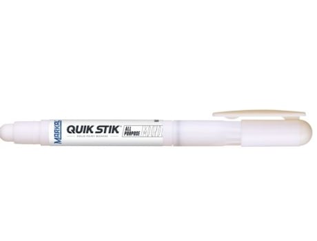Mini Marcador Quik Stik Branco 61126 MARKAL