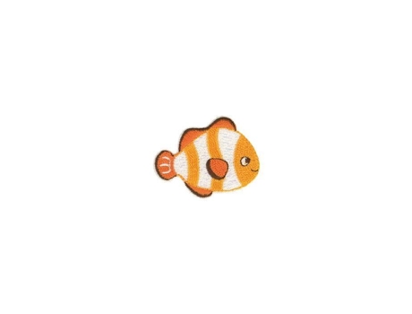 Ecusson Termocolante Sob O Oceano Peixe Palhaço 3x5cm Mdc