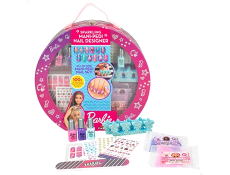 Estojo de manicure e pedicure Barbie com acessórios CRA-Z-ART