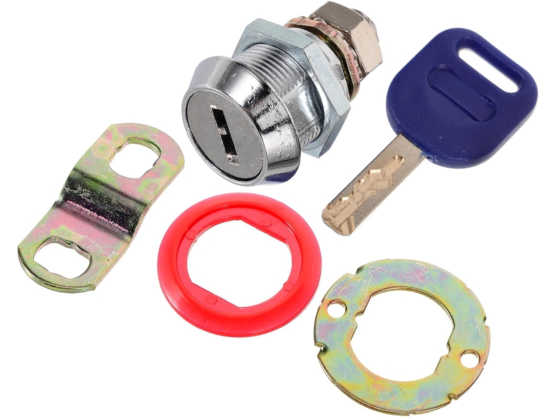 Fechadura Tubular De Ferro E Plástico Reforçada Com Chave Para