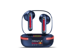 Despertador Alto Falante Red Bull Rb Sk300 Rádio Fm, Bluetooth 5.0, Tela Led, Alarme E Fones De Ouvido True Wireless