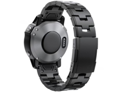 Bracelete para Garmin Liga de Titânio Oracle Preto XIAOMOYU (22mm)