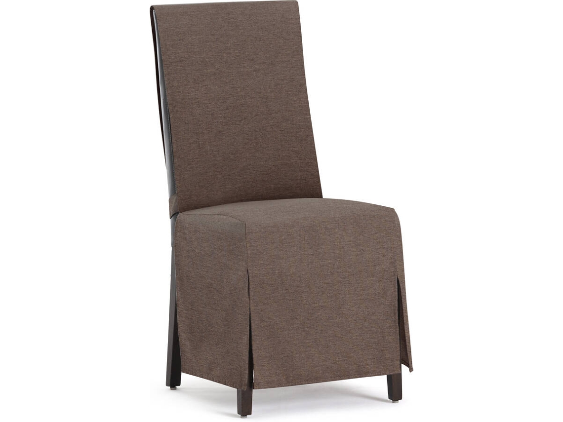 Capa de Cadeira EYSA Premium Valeria Pack de 2 Capas Universal (45 x 40 x 135 cm - Poliéster e Algodão - Castanho)