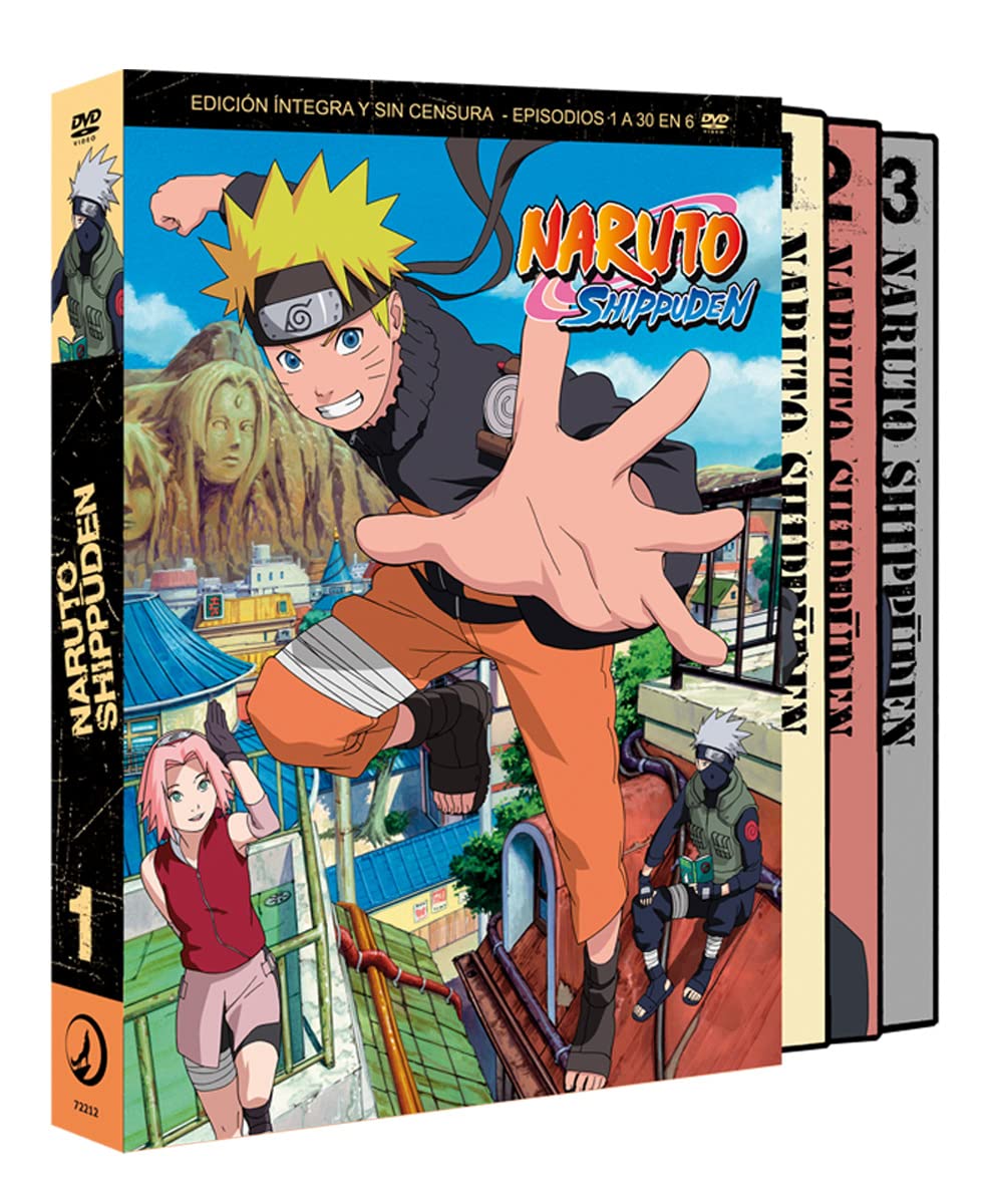 Dvd Naruto Shippuuden Box 1 - Episódios 1 Ao 52 Dublados