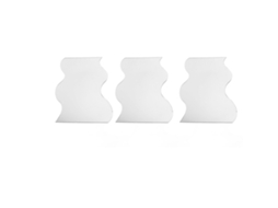 Mali 3pcs Conjunto de Espelhos de Acrílico para Fotografia Acessórios de Decoração Brilhante