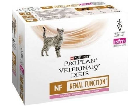 Rações para Gatos  Dieta Veterinária (10 Un - 850g - Húmida - Sabor: Salmão)
