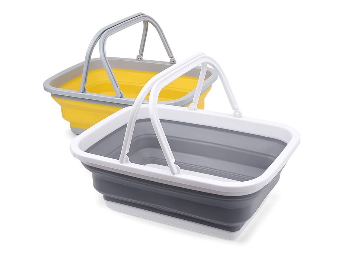 2026-fregadero Plegable De Camping 2 Unidades, Grande Ligero Portátil Con Mango Para Exterior E Interior Cocina Hogar