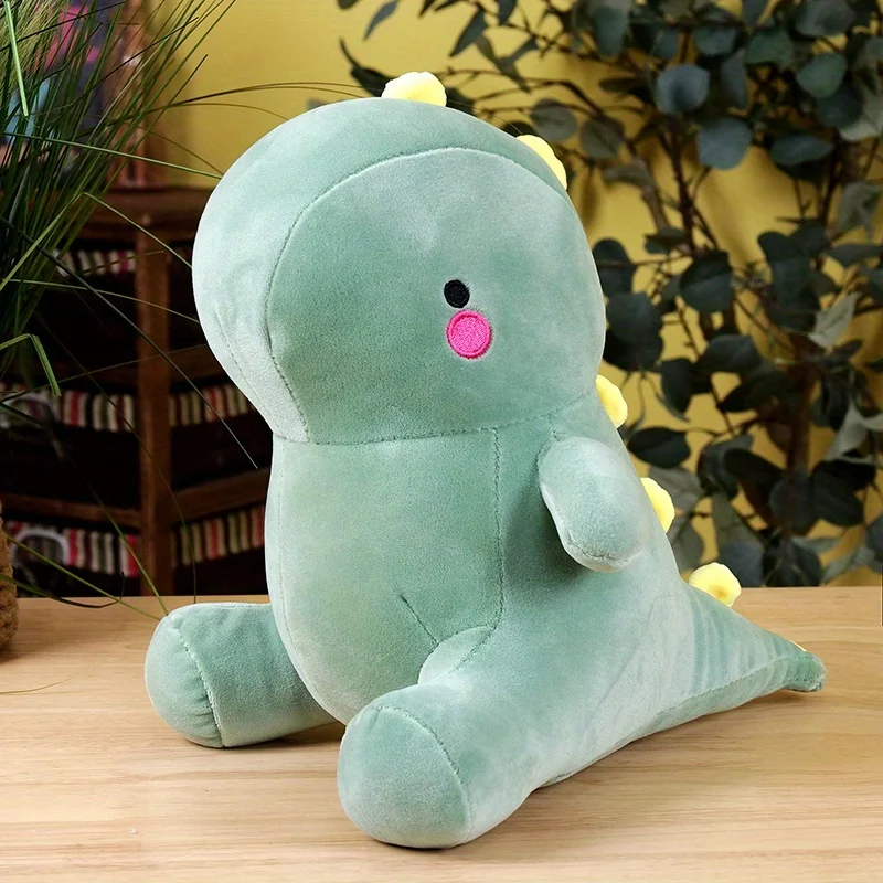 (verde, 30 Cm) Brinquedo De Pelúcia De Dinossauro, Macio E Fofo