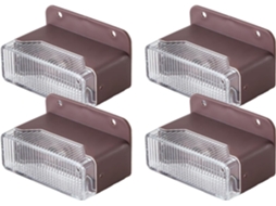 Luzes Solares Para Degraus, Iluminação Decorativa Inteligente Com 2 Modos.