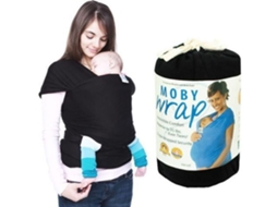 Baby Strap com Elástico Strap Cor Sólida Strap Preto AOZORZ
