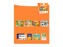 Quebra-cabeças ATS para crianças: Treinamento de raciocínio lógico e destreza manual, Brinquedos educativos para a primeira infância - Fase 2 MD3217