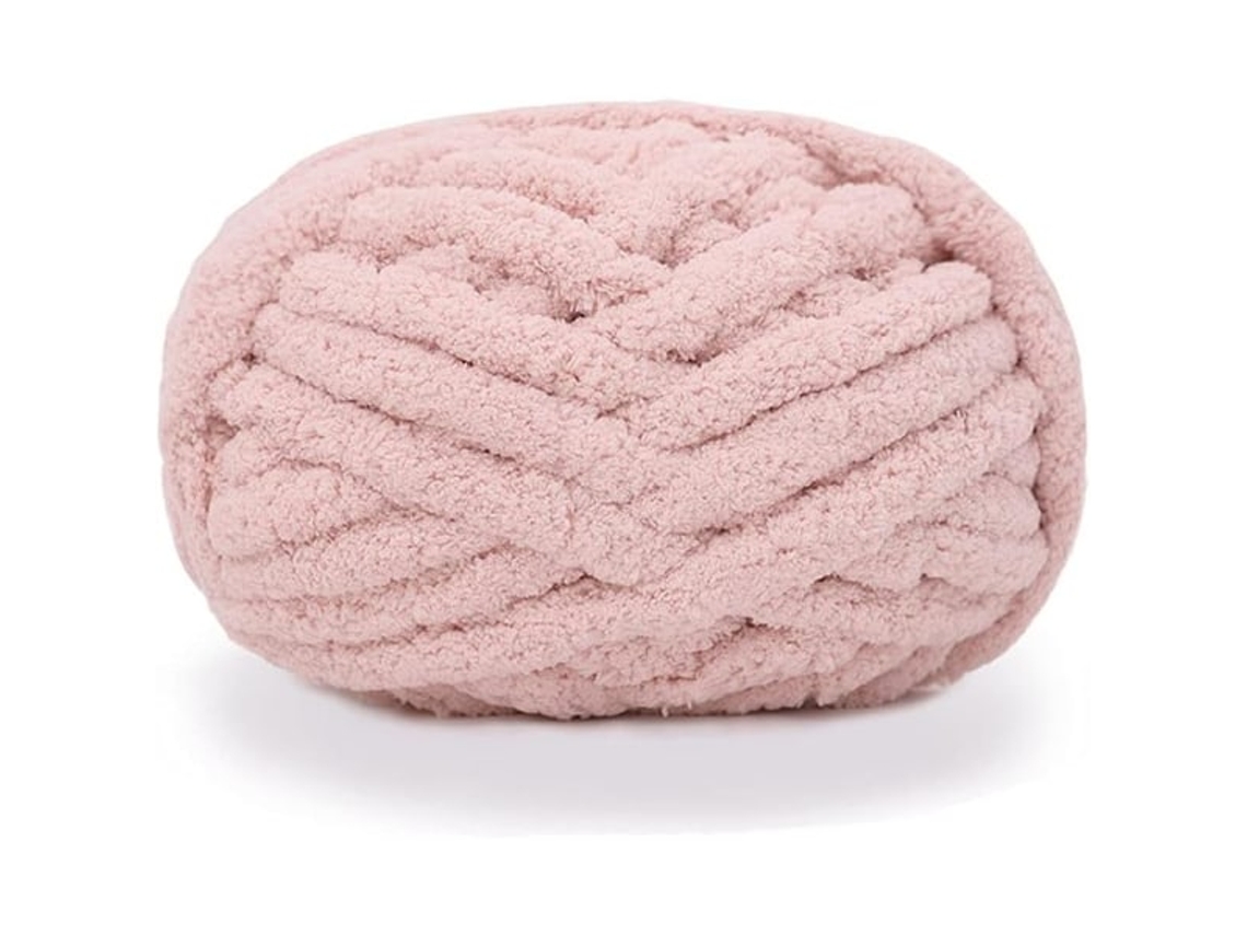 Lurelia Fio Chenille Grosso Macio Poliéster 2 Cm 226 G Para Tricô Crochê Mantas Artesanais