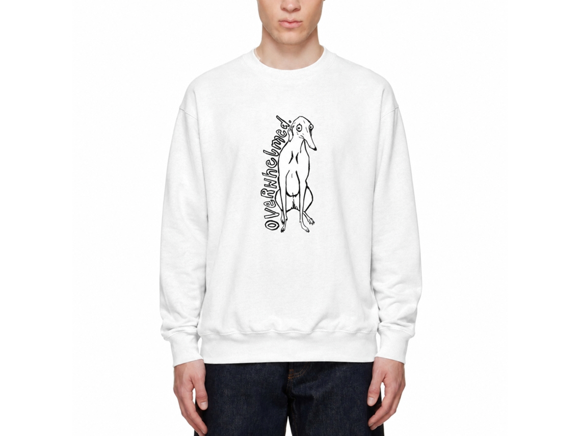 Rockinstone Overwhelmed Classic Classic Sweatshirt Unique Designer Style