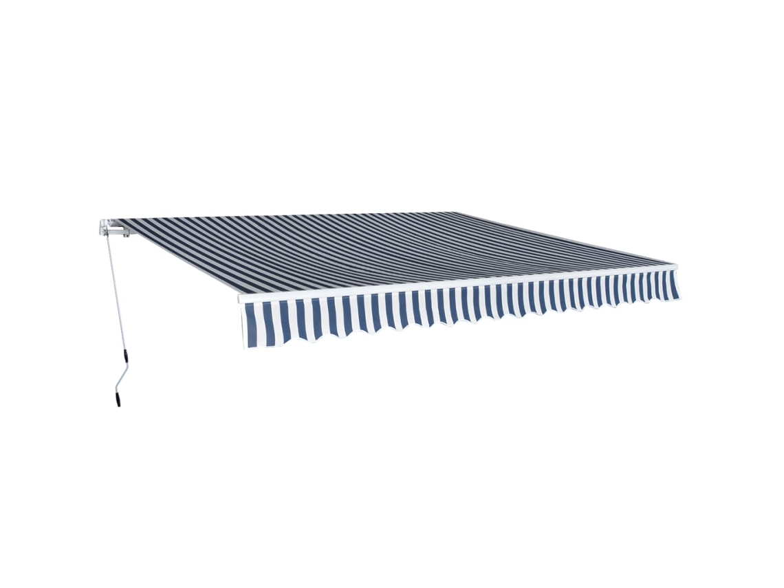 Awning, Awnings Vidaxl Azul Tecido (400 Cm)
